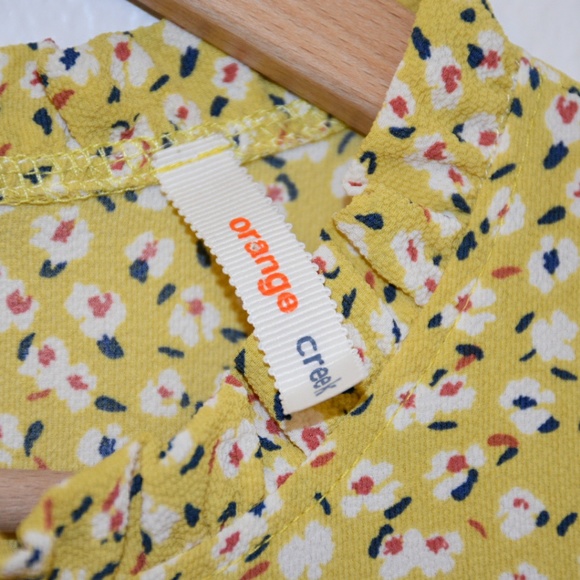 Boho yellow blouse size M - Picture 2 of 5